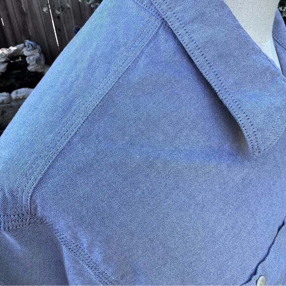 Levi's 50th Super Bowl Button Down Blue Shirt Men's Size XXXL - Picture 5 of 12